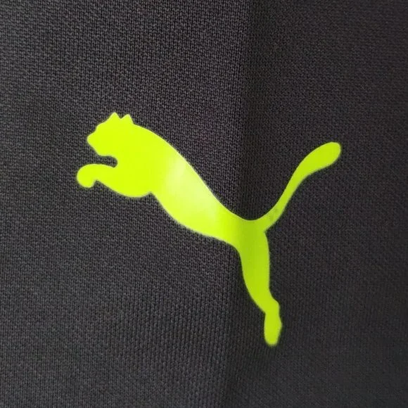 PUMA Neon Yellow Long Sleeve Shirt - Picture 5 of 6